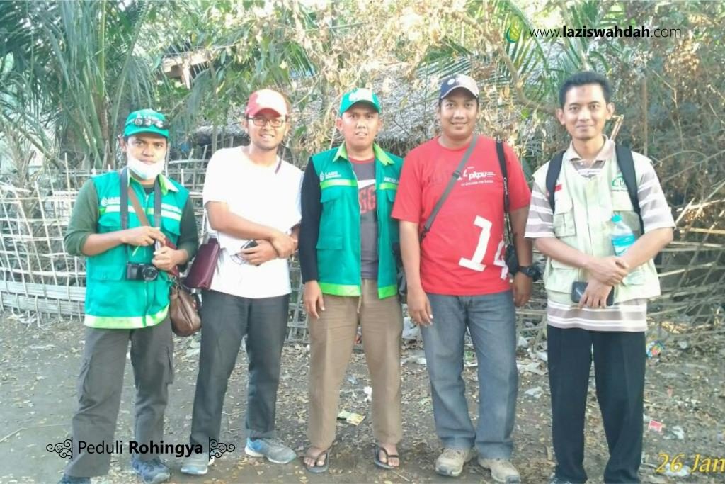 LAZIS Wahdah dan NGO Indonesia yang berada di Myanmar