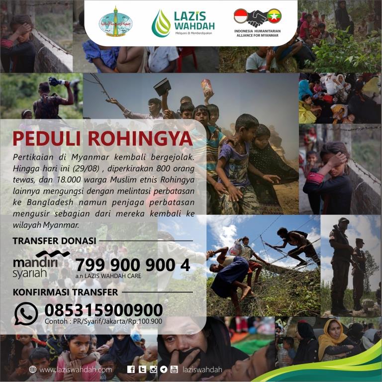 Bantuan LAZIS Wahdah Untuk Rohingya