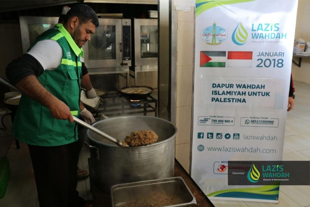 LAZIS Wahdah - Dapur Wahdah Islamiyah di Palestina 2