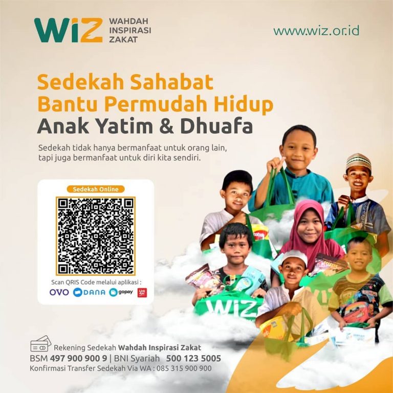 Sedekah Sahabat Bantu Permudah Hidup Anak Yatim & Dhuafa – WAHDAH