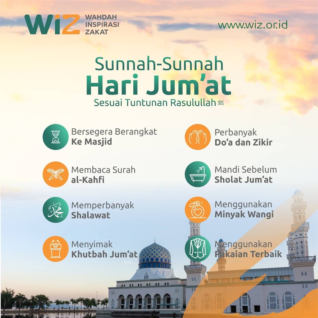 Sunnah – Sunnah Hari Jum’at – WAHDAH INSPIRASI ZAKAT | By Yayasan
