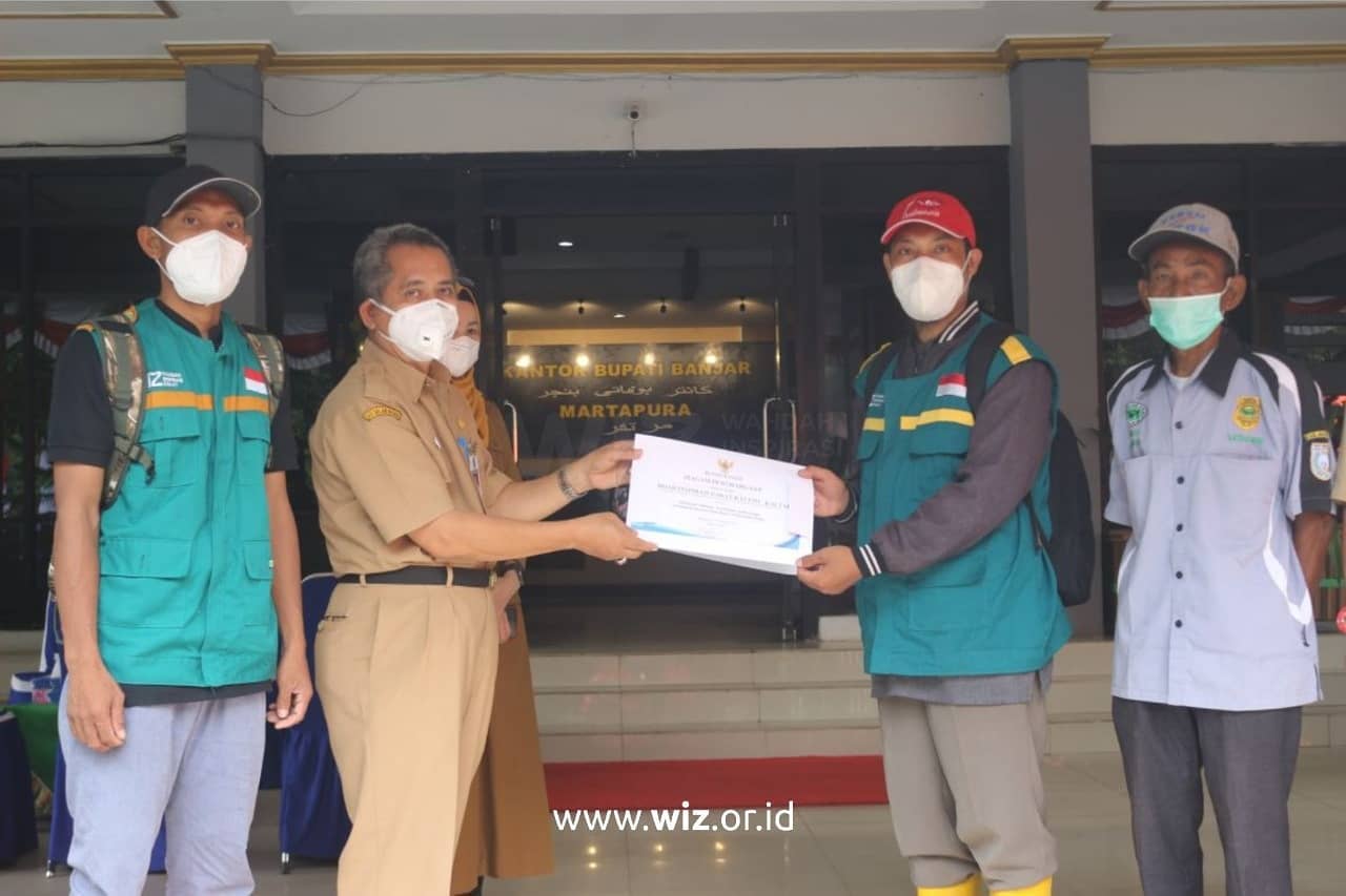 Bantu Korban Banjir, WIZ Dan WP Dapat Penghargaan Dari Pemkab Banjar ...