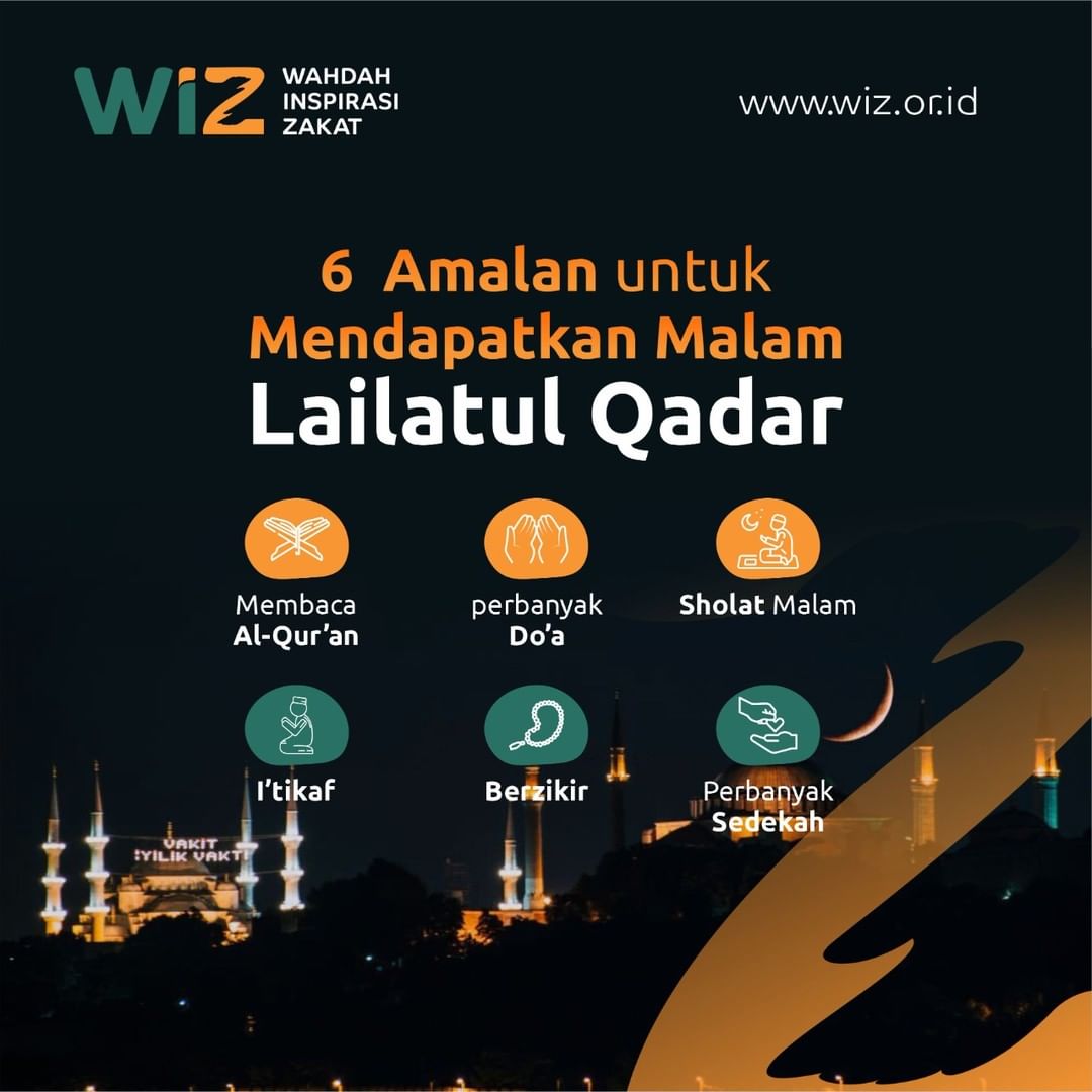 Perbanyak Amalan Di 10 Akhir Ramadhan - WAHDAH INSPIRASI ZAKAT