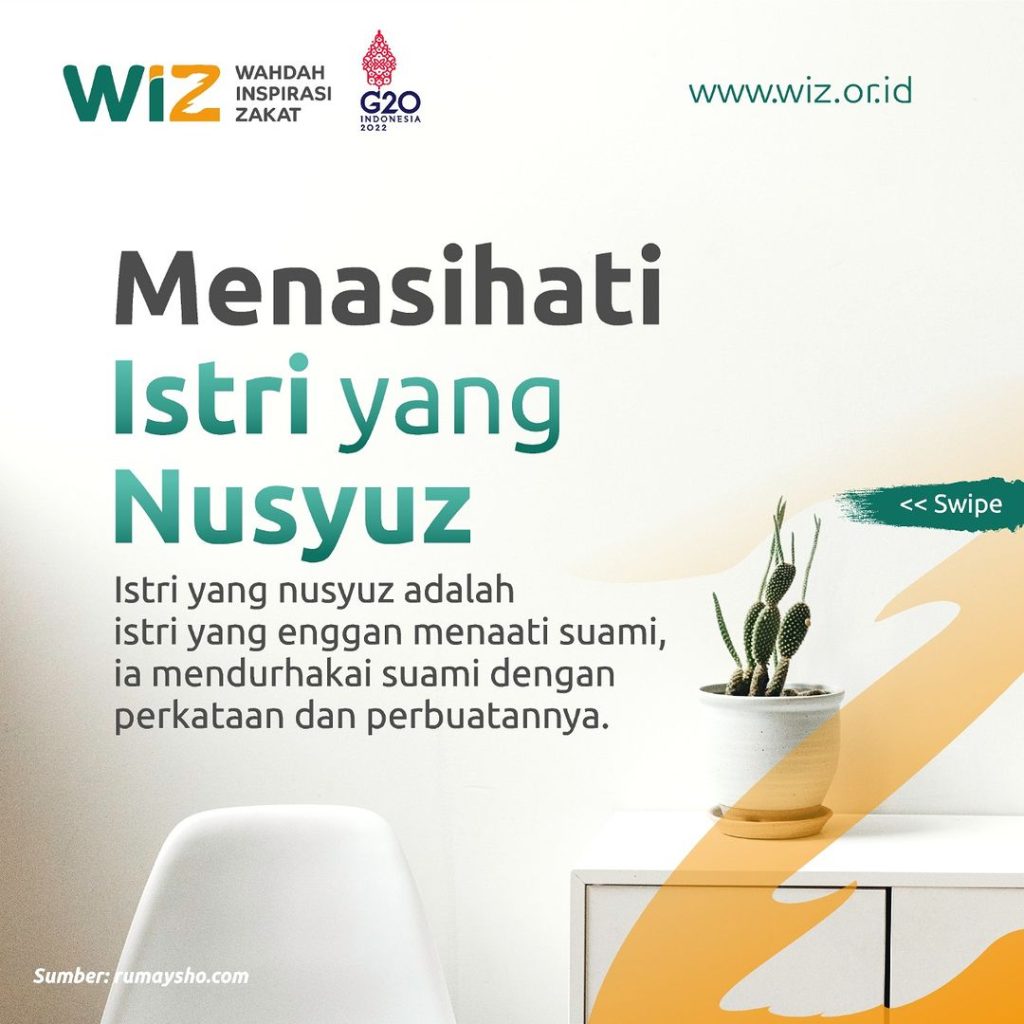 Program 2 Istri Menasehati Istri yang Nusyuz – WAHDAH INSPIRASI ZAKAT