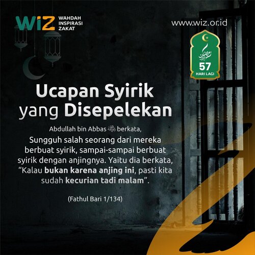 Ucapan Syirik Yang Disepelkan