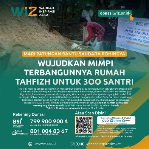 Mari Patungan Bantu Saudara Rohingya Wujudkan Mimpi Terbangunnya Rumah Tahfizh Untuk 300 Santri