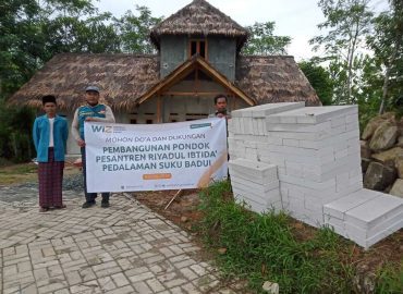 Pembangunan Fasilitas Air Wudhu dan MCK Ponpes Riyadul Ibtida’ Pedalaman Suku Badui Banten