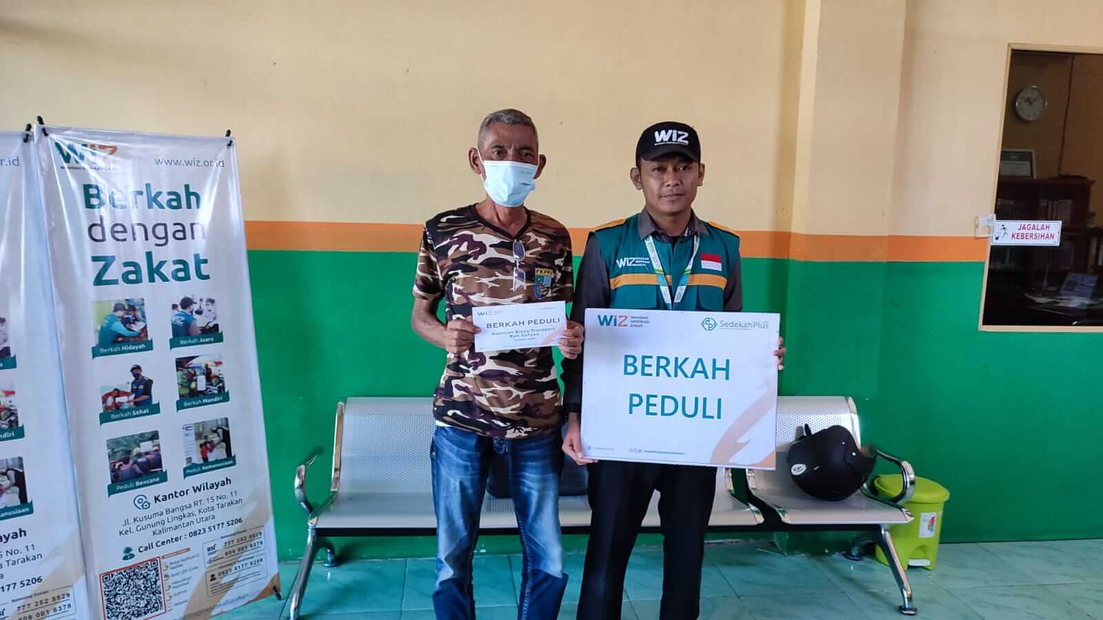 WIZ Bersama DINSOS Kolaborasi Pulangkan Warga Jember Yang terlantar di Tarakan