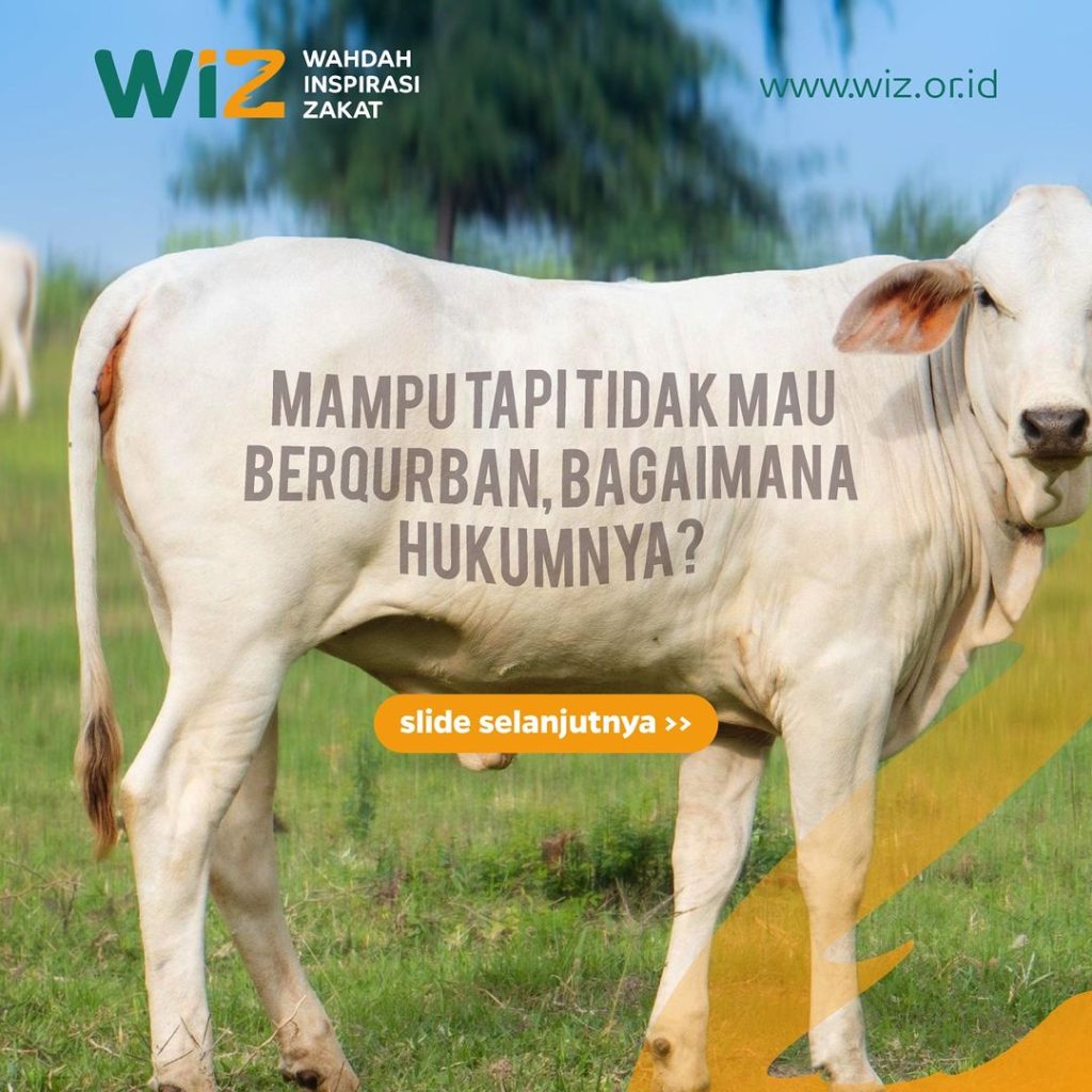 Mampu Tapi Tidak Berqurban? - WAHDAH INSPIRASI ZAKAT