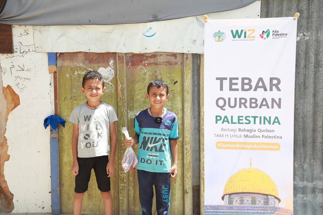 Wahdah Inspirasi Zakat Sukses Laksanakan Qurban di Palestina