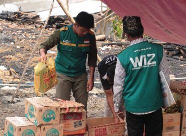 WIZ Salurkan Bantuan Korban Kebakaran di Gilingeng Desa Manurunge Kec. Ulaweng Kab. Bone