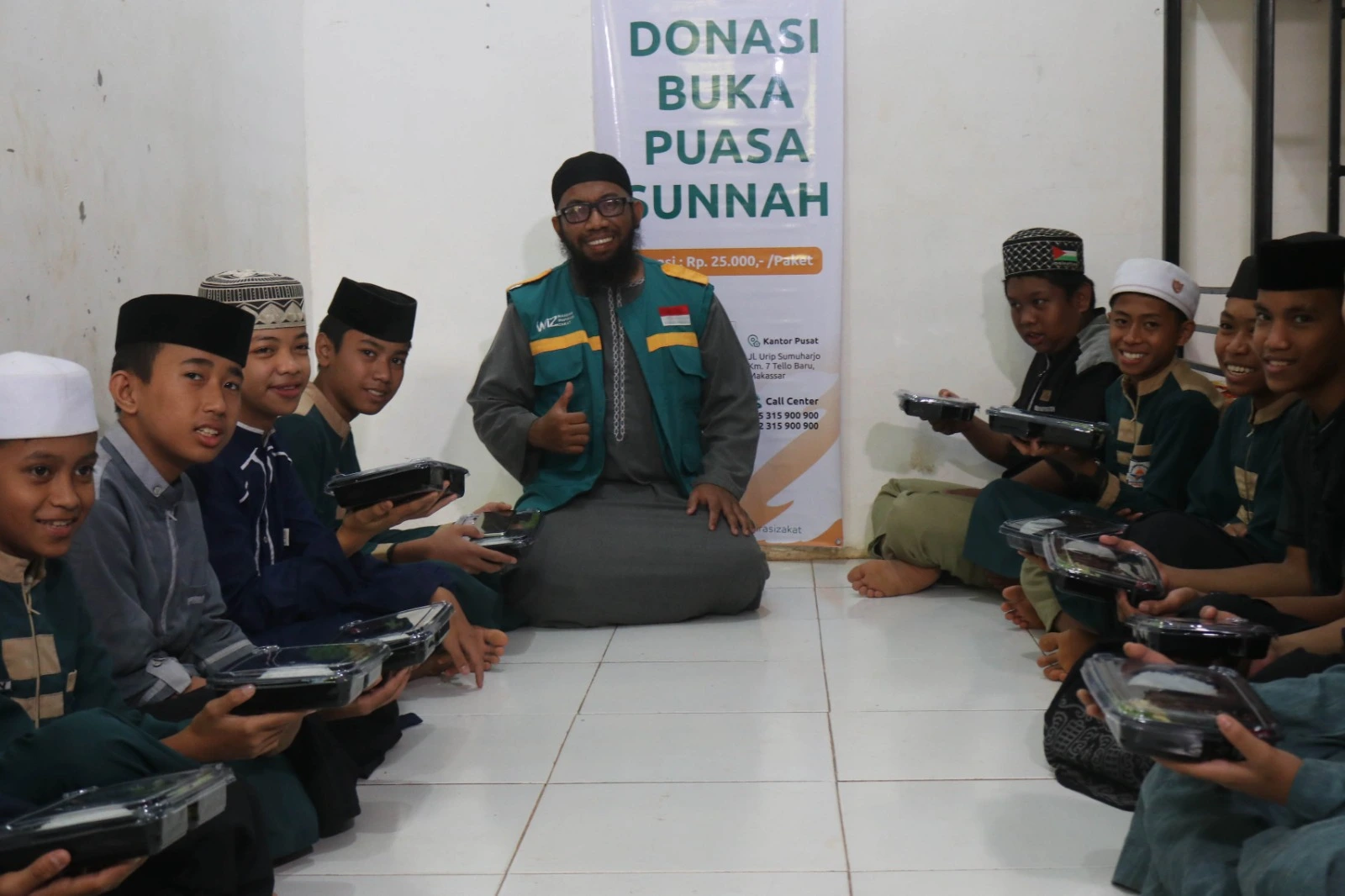 Gambar Buka Puasa Untuk Santri Ponpes Jami'ul Qurra