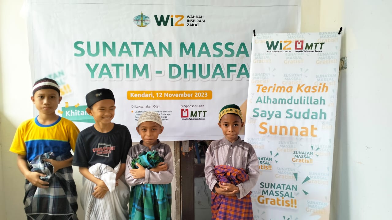 Gambar Khitanan Massal Kerjasama MTT dan WIZ Perwakilan Wilayah Sulawesi Tenggara