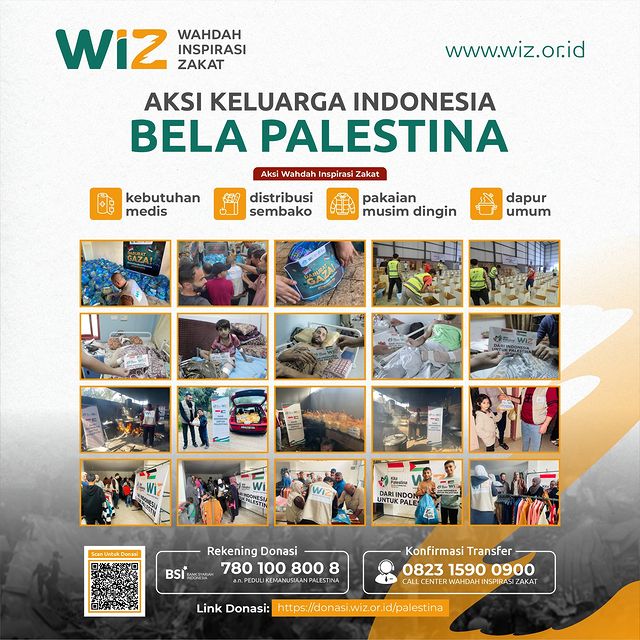 Aksi Keluarga Indonesia Bela Palestina