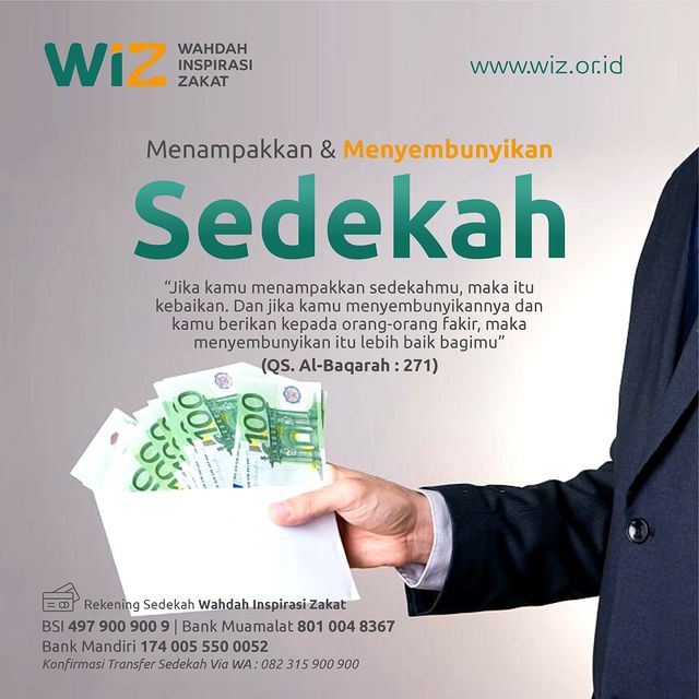 Menampakkan Dan Menyembunyikan Sedekah