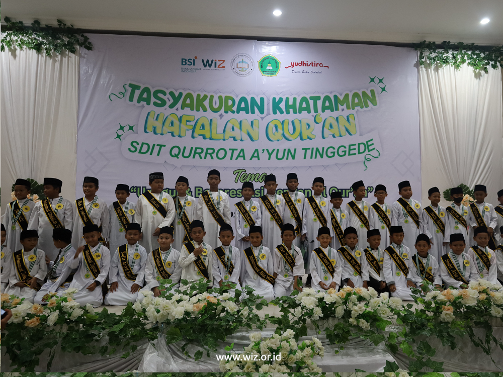 Gambar Kegiatan Tasyakuran Khataman Hafalan Qur'an SDIT Qurrota A'yun Tinggede