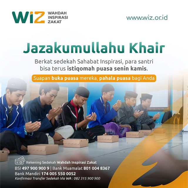 Suapan Buka Puasa Mereka, Pahala Puasa Bagi Anda