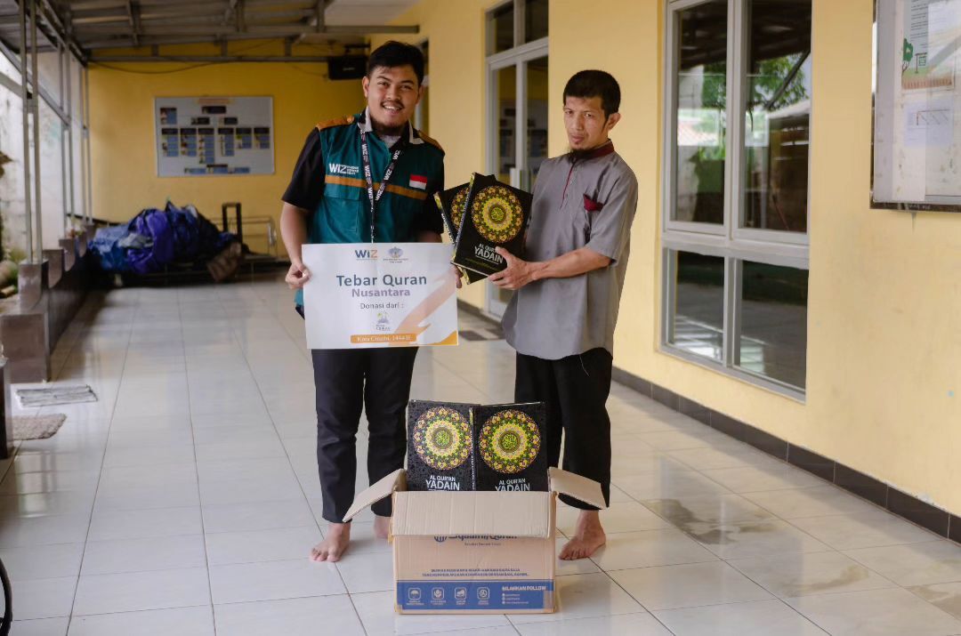 Gambar WIZ Kota Cimahi bekerjasama dengan Yayasan Wakaf Quran Adventure dalam program "Tebar Qur'an"