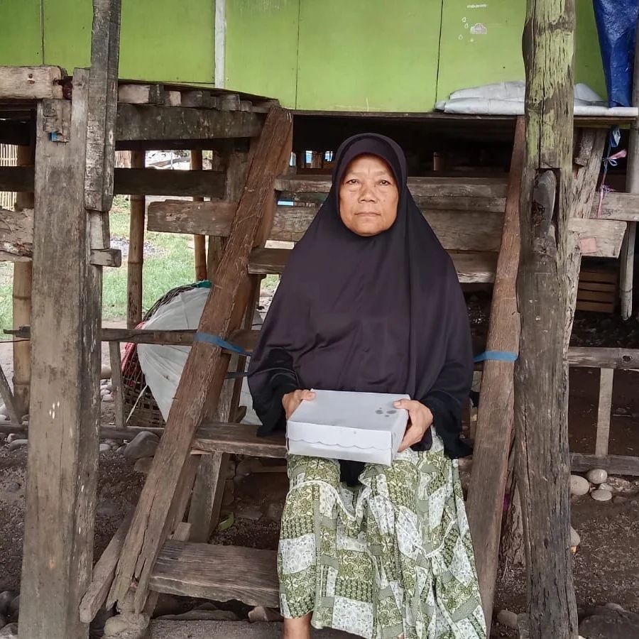 Gambar penyaluran fidyah oleh tim WIZ Takalar