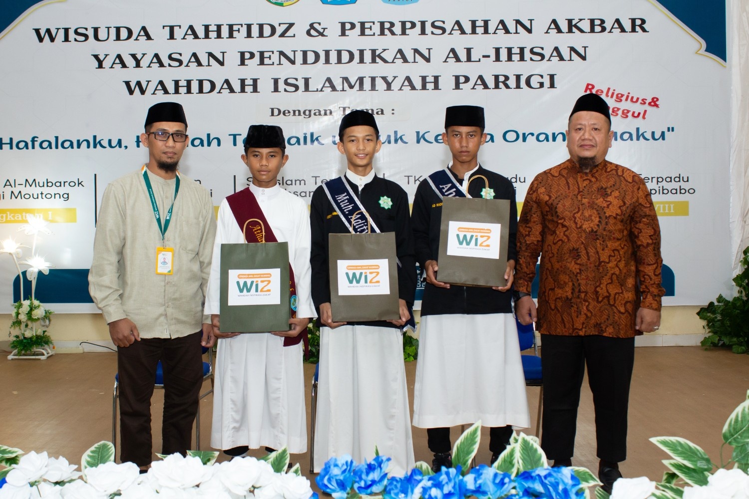 WIZ Apresiasi 11 Santri Penghafal Al-Qur'an di Parigi