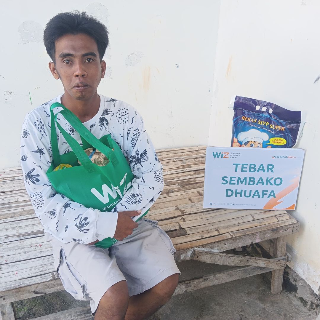 WIZ Buteng Bantu 15 Keluarga Miskin di Mawasangka Lewat Program Tebar Sembako