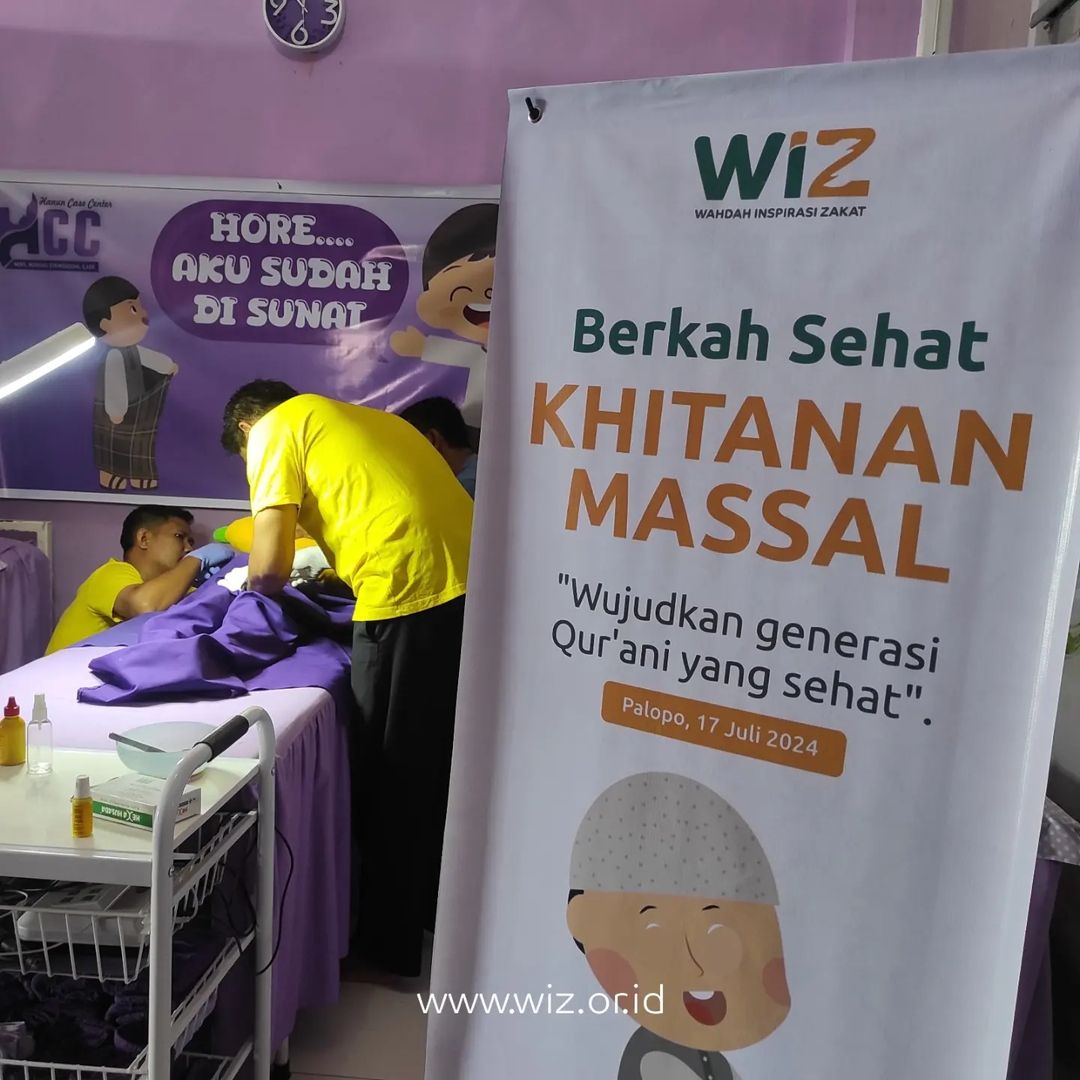 WIZ Palopo Gelar Khitanan Massal untuk Anak Penghafal Al-Qur'an