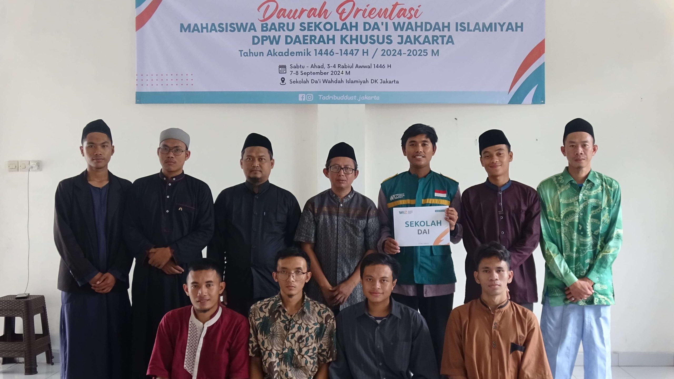 Daurah Orientasi Mahasantri Sekolah Da'i Wahdah Islamiyah Jakarta: Bekal Awal Menjadi Dai Profesional
