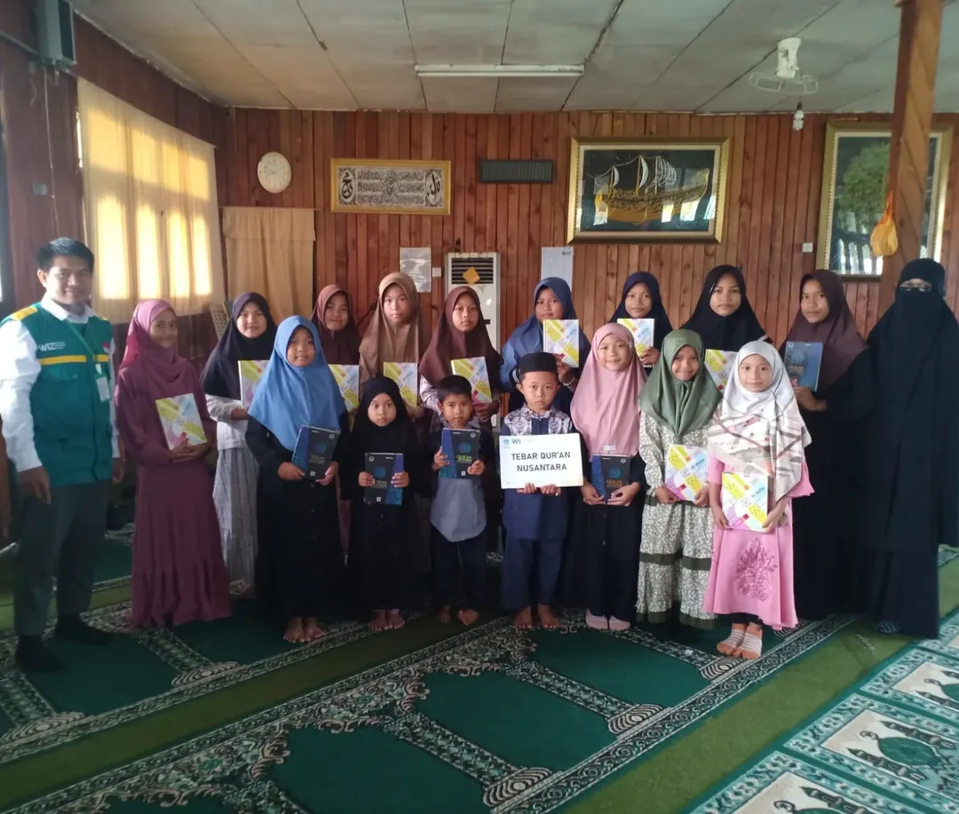 WIZ Nunukan Salurkan Al-Qur'an untuk Santri TPA Al-Hudaa