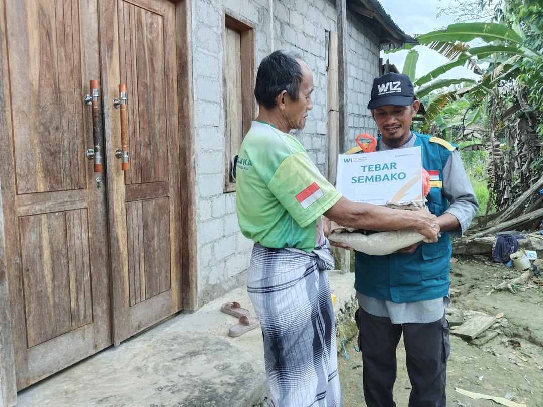 WIZ Muna Distribusikan Sembako untuk Warga Prasejahtera di Katobu