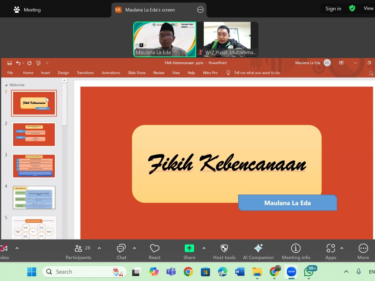 Wahdah Peduli Gelar Kajian Nasional “Fiqih Kebencanaan”, Bekali Relawan dengan Perspektif Syar’i