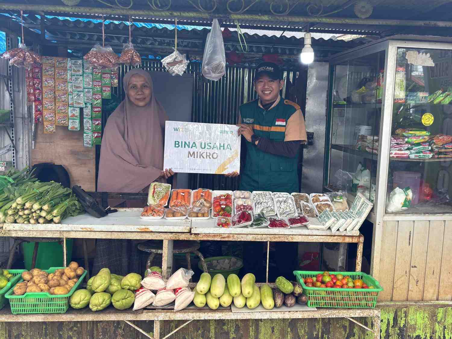 Berdayakan Ekonomi Umat, UMKM Binaan WIZ "Kedai Sayur Segar Aisyah" Alami Peningkatan Omzet Signifikan