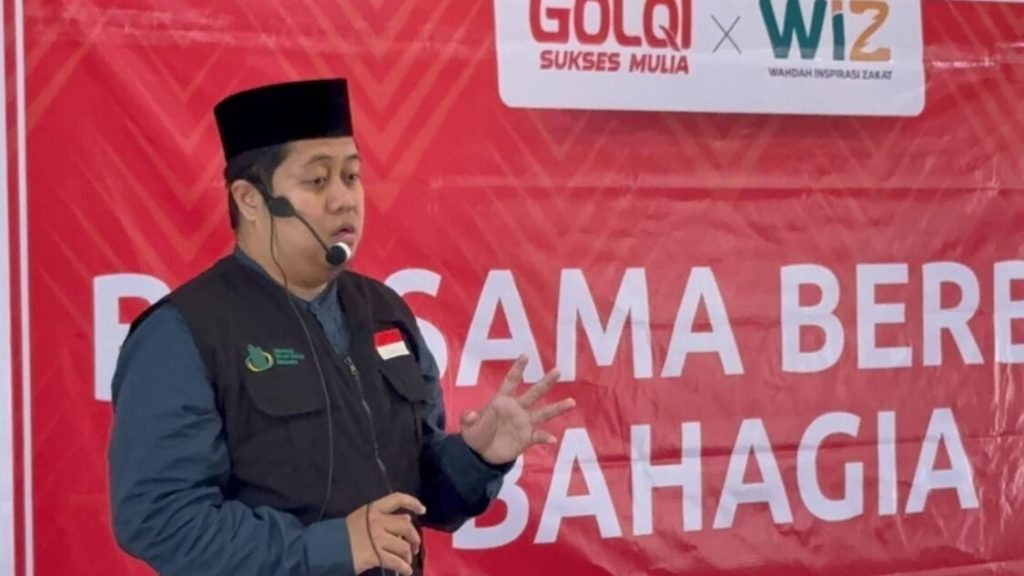 Maksimalisasi Zakat Mal, Golqi Chicken & WIZ Tebar Paket Sembako dan Penguatan Iman di Tamalanrea