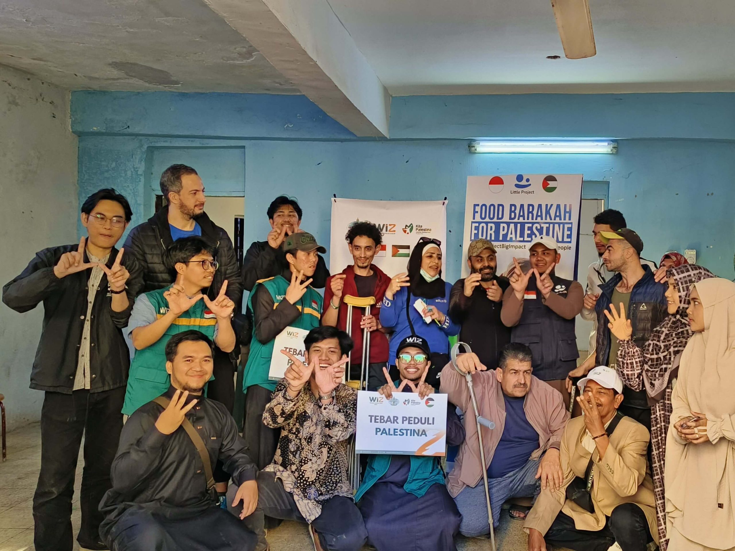 Sapa Pengungsi Palestina di Mesir, WIZ Salurkan 100 'Paket Kebahagiaan' di Hari Jumat Berkah