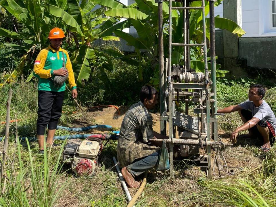 WIZ Tuntaskan Pengeboran Sumur Bor ke-15 di Meunasah Meucap Bireuen