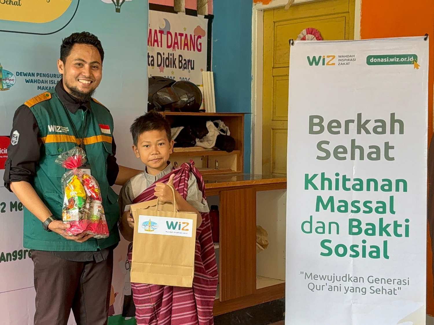 Bakti Sosial di Kelurahan Bontorannu, WIZ Khitankan Puluhan Anak dari Keluarga Prasejahtera