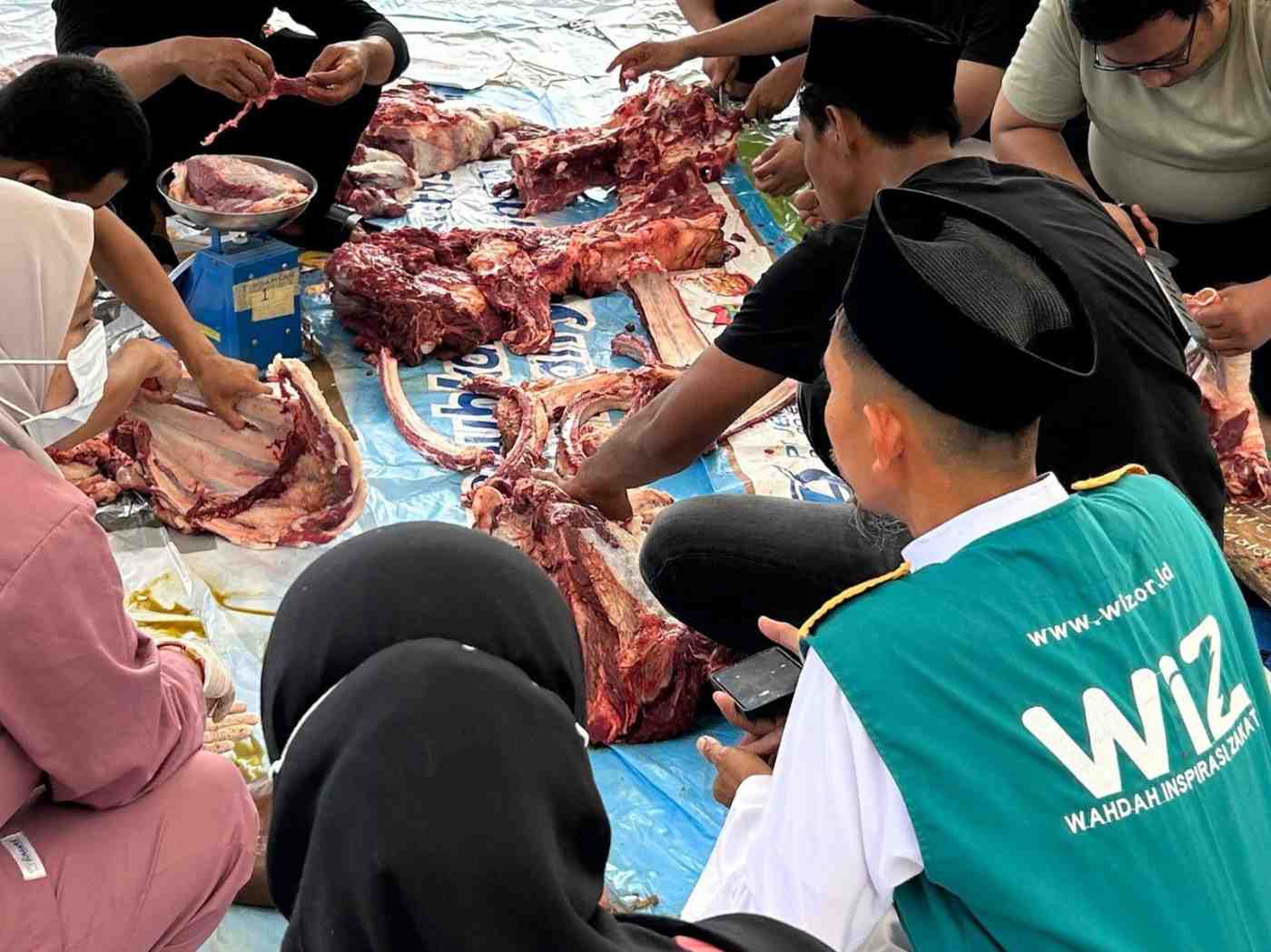 Qurban Kolaborasi 1447 H, WIZ Bone Salurkan 1.493,3 Kg Daging untuk Masyarakat