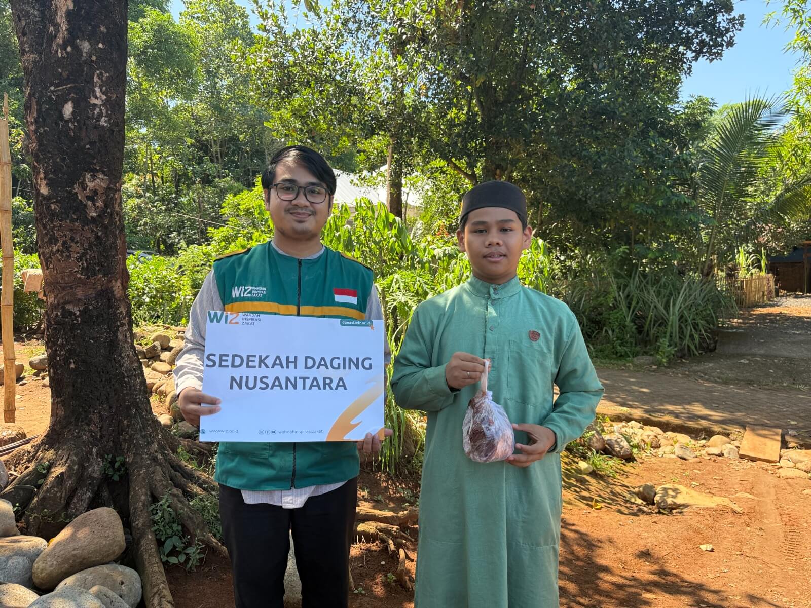 Sedekah Daging Nusantara Pasok Kebutuhan Gizi Santri Tahfidz di Gowa