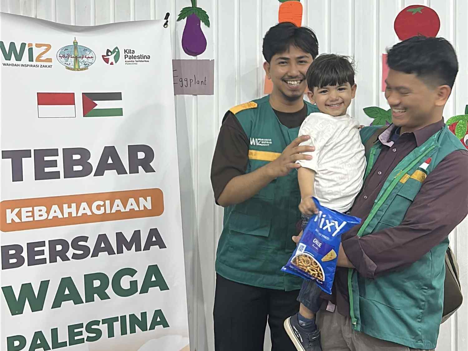 Bantu Pengungsi Palestina di Mesir, WIZ Salurkan Paket Santunan Khusus Anak Yatim