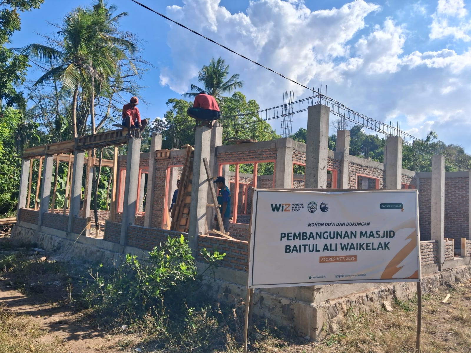 Laporan Progres Tahap III, Menembus Keterbatasan, Mewujudkan Masjid Baitul Ali Waikelak