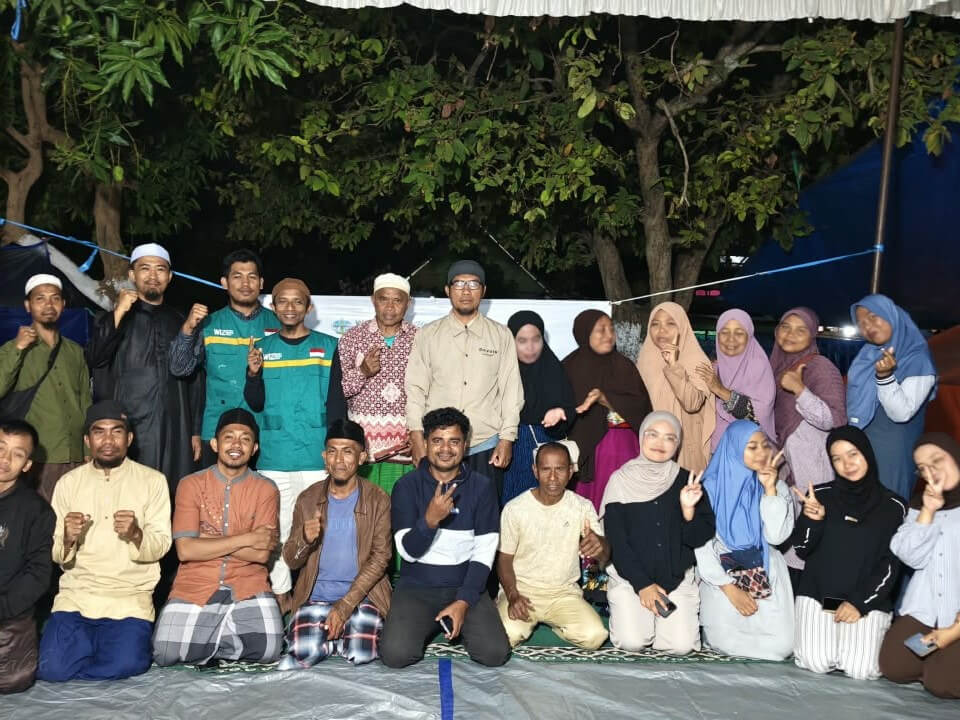 WIZ Gelar Silaturahmi, Sosialisasi Program, dan Makan Bersama di Posko Pengungsi Mbay