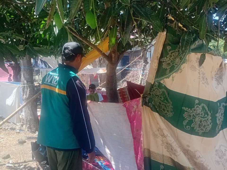 WIZ Salurkan Donasi Peduli Bencana Gempa Bumi Untuk Pondok Pesantren Al-Ummah Al-Islamiyah Mbay