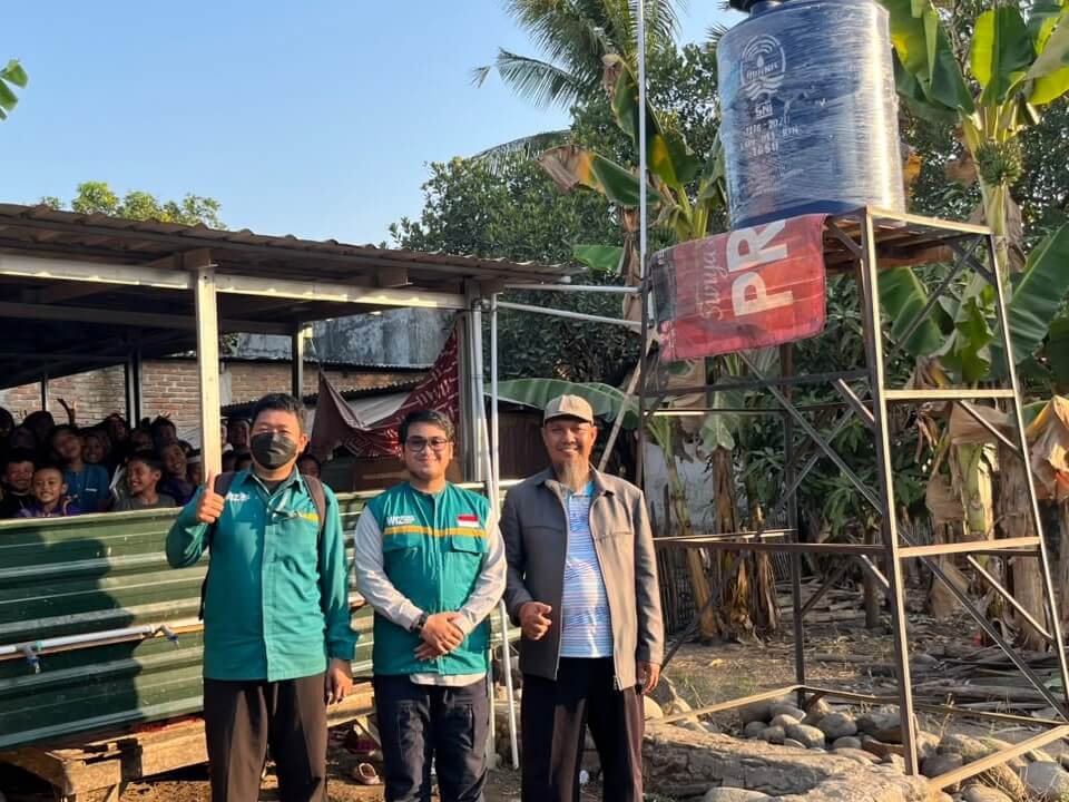 WIZ Rampungkan Bantuan Sumur Bor untuk 70 Santri dan Warga di Bajeng Gowa